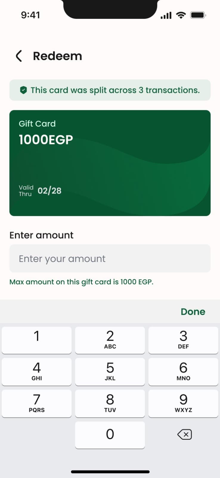 Giftek employee app