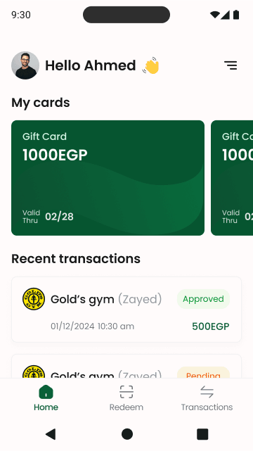 Giftek digital gift card