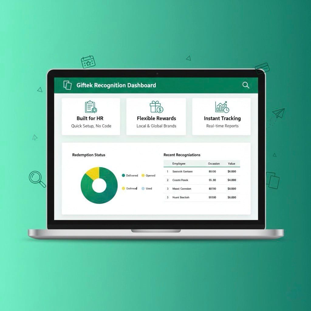 Why Leading Companies Use Giftek to Power Employee Recognition?